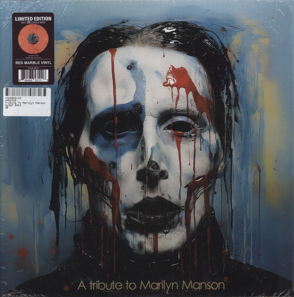 Various-Rock & Metal A Tribute To Marilyn Manson Canadian vinyl LP album (LP record) CLO5311