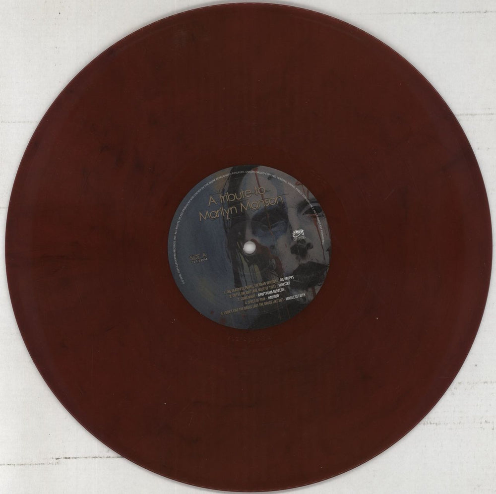 Various-Rock & Metal A Tribute To Marilyn Manson Canadian vinyl LP album (LP record) RVALPAT860945