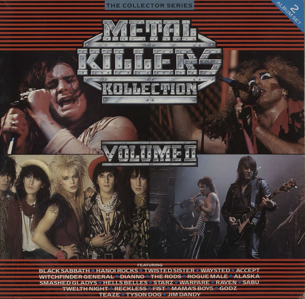 Various-Rock & Metal Metal Killers Kollection Volume II UK 2-LP vinyl record set (Double LP Album) CCSLP134