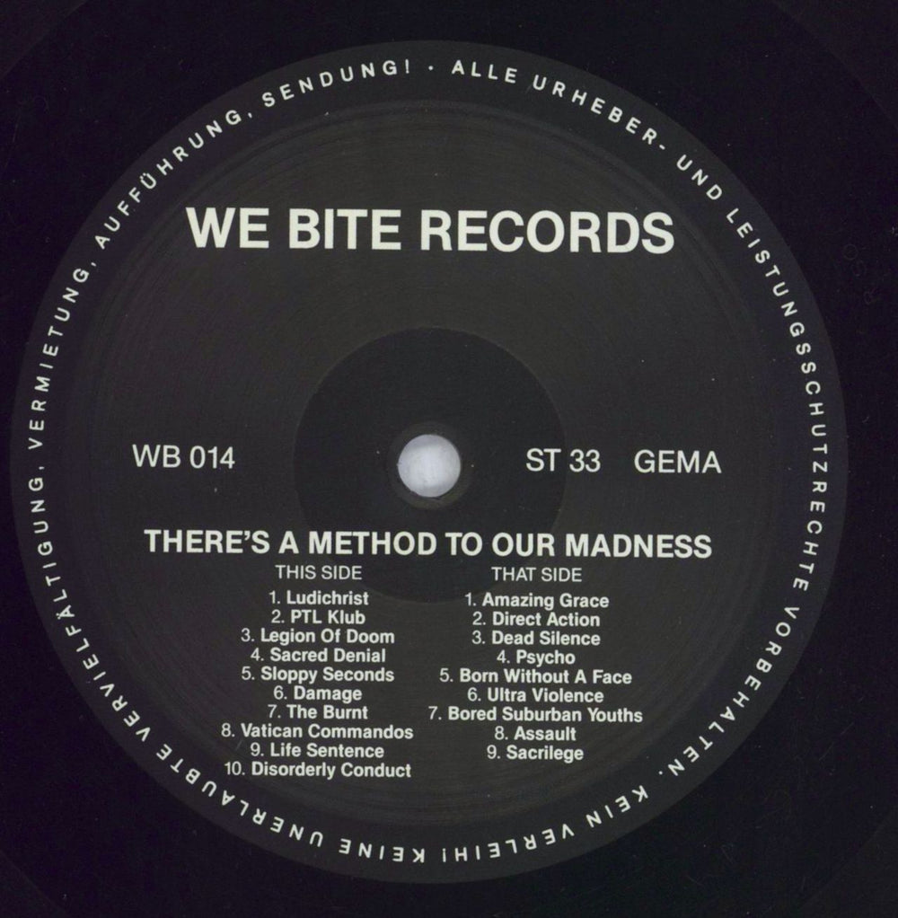 Various-Rock & Metal There's A Method To Our Madness German vinyl LP album (LP record) RVALPTH833445