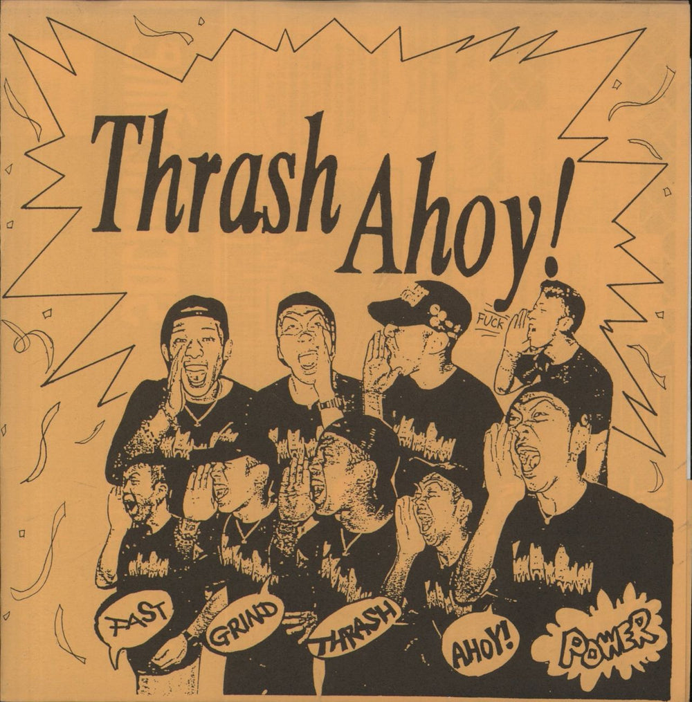 Various-Rock & Metal Thrash Ahoy! Japanese 7" vinyl single (7 inch record / 45) THRASHAHOY-1