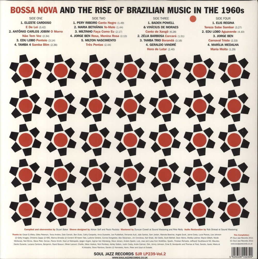 Various-Soul & Funk Bossa Nova And The Rise Of Brazilian Music In The 1960s - Volume Two UK 2-LP vinyl record set (Double LP Album) 5026328102399