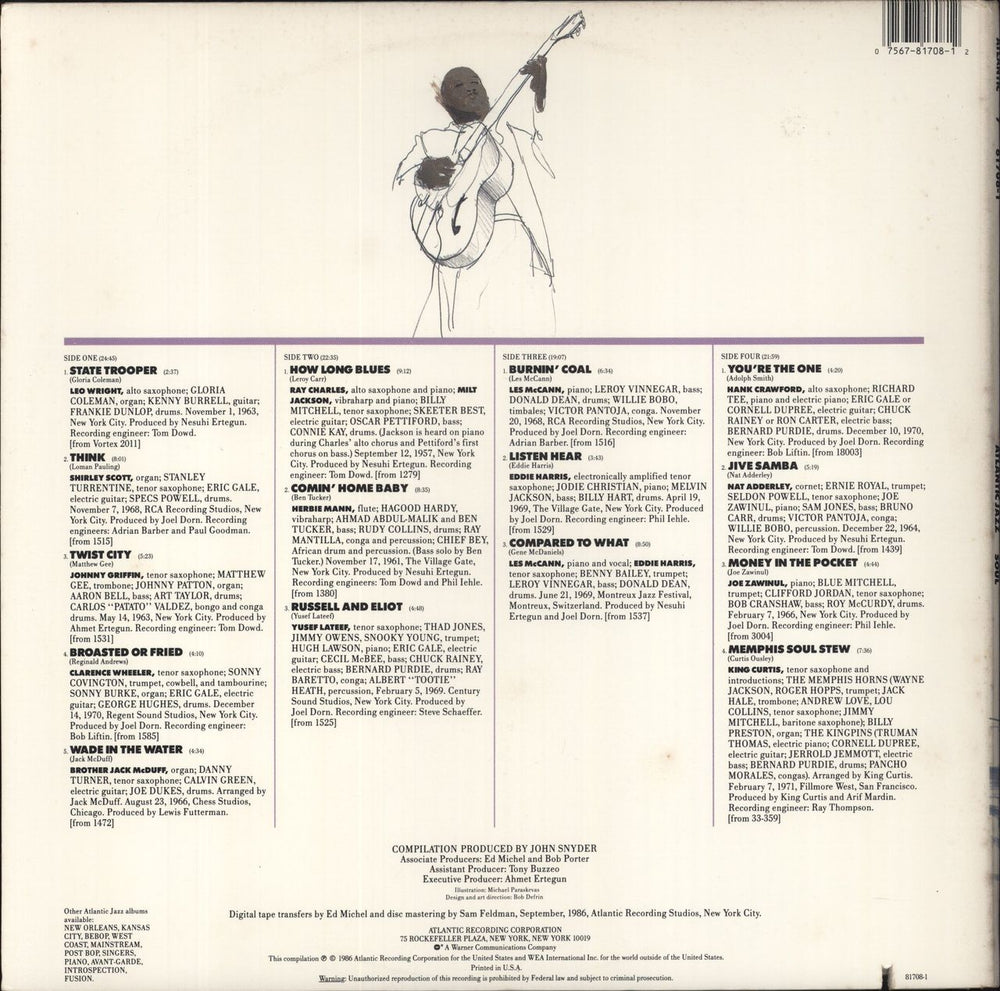 Various-Soul & Funk Soul US 2-LP vinyl record set (Double LP Album) 075678170812