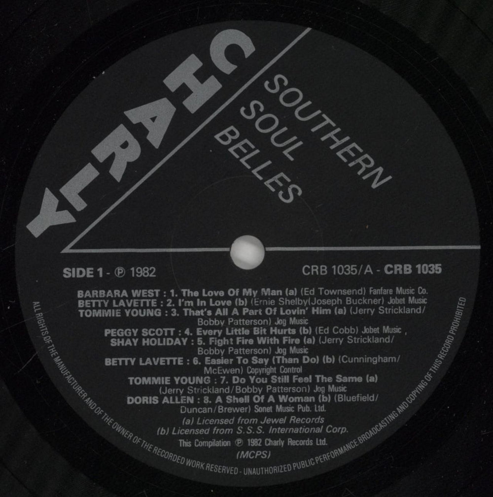 Various-Soul & Funk Southern Soul Belles UK vinyl LP album (LP record) SJFLPSO860571