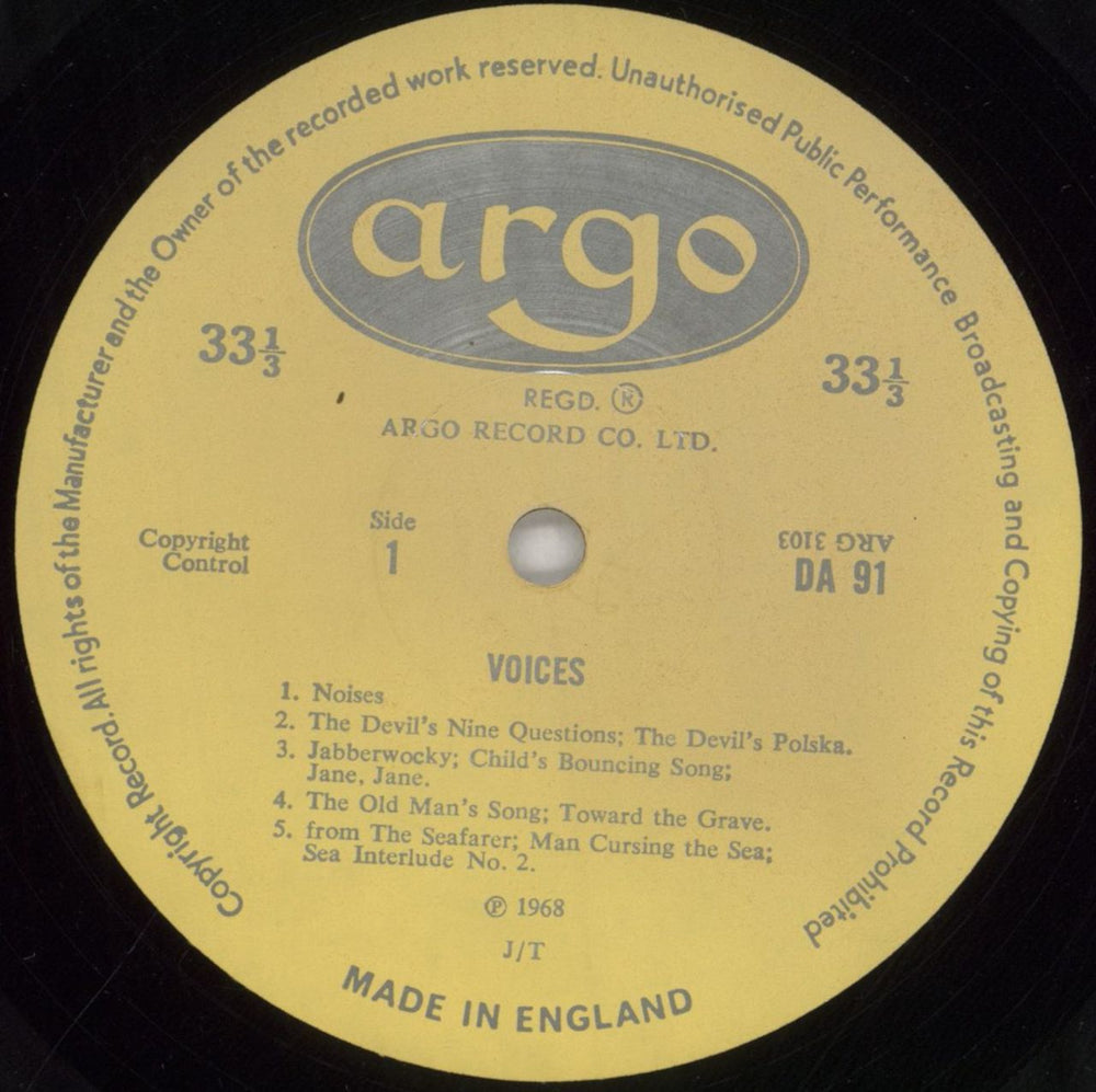 Various-Spoken Word & Poetry Voices (The First Book/Record One & Two UK 2-LP vinyl record set (Double LP Album) 1968