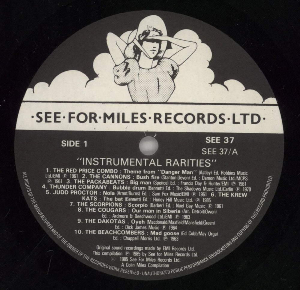 Various-Surf & Instrumental 20 Classic Instrumental Rarities UK vinyl LP album (LP record) VGWLPCL648915