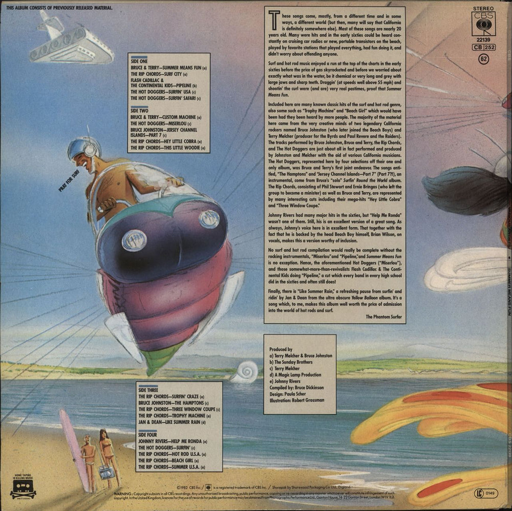 Various-Surf & Instrumental Summer Means Fun UK 2-LP vinyl record set (Double LP Album)