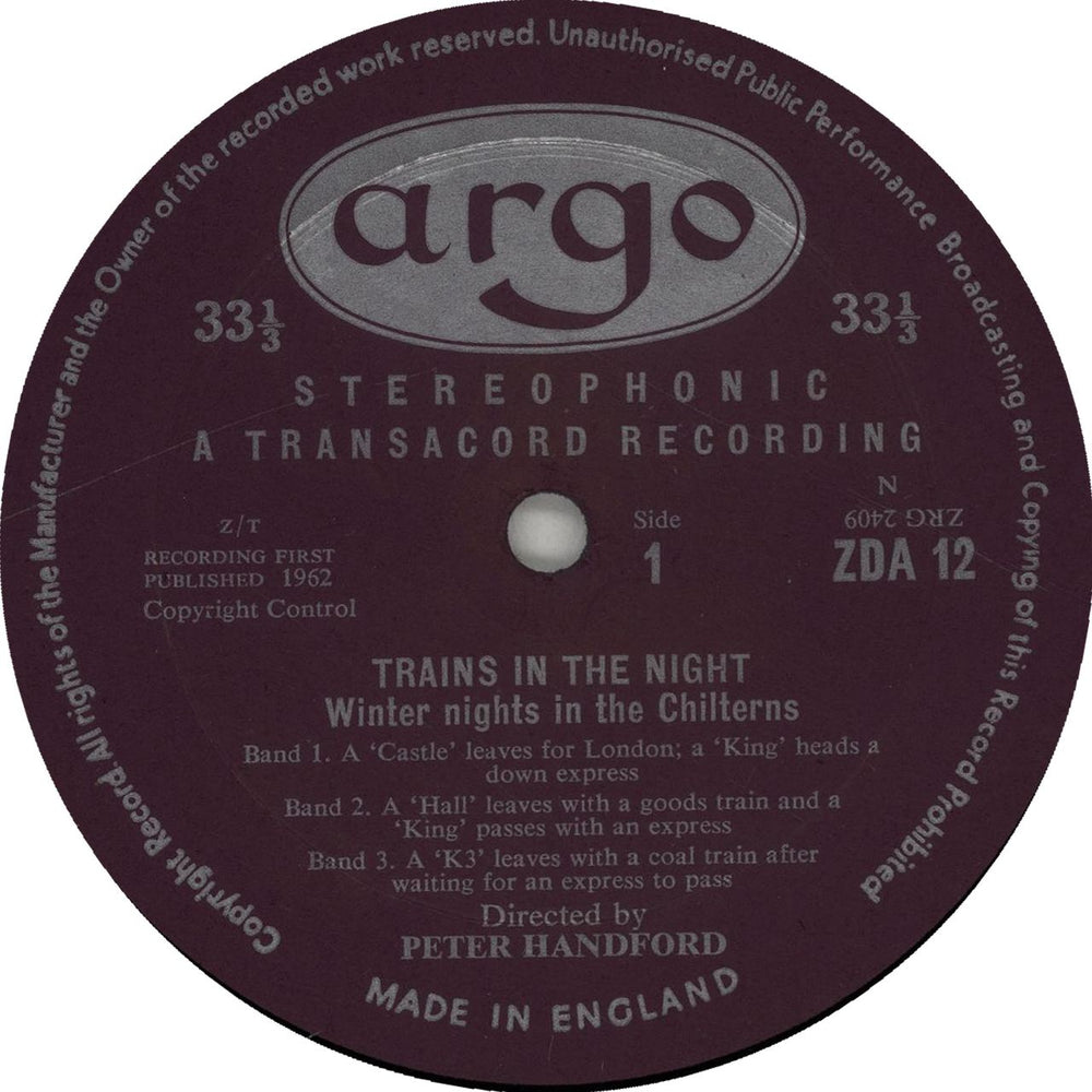 Various-Trains Trains In The Night - 1st UK vinyl LP album (LP record)