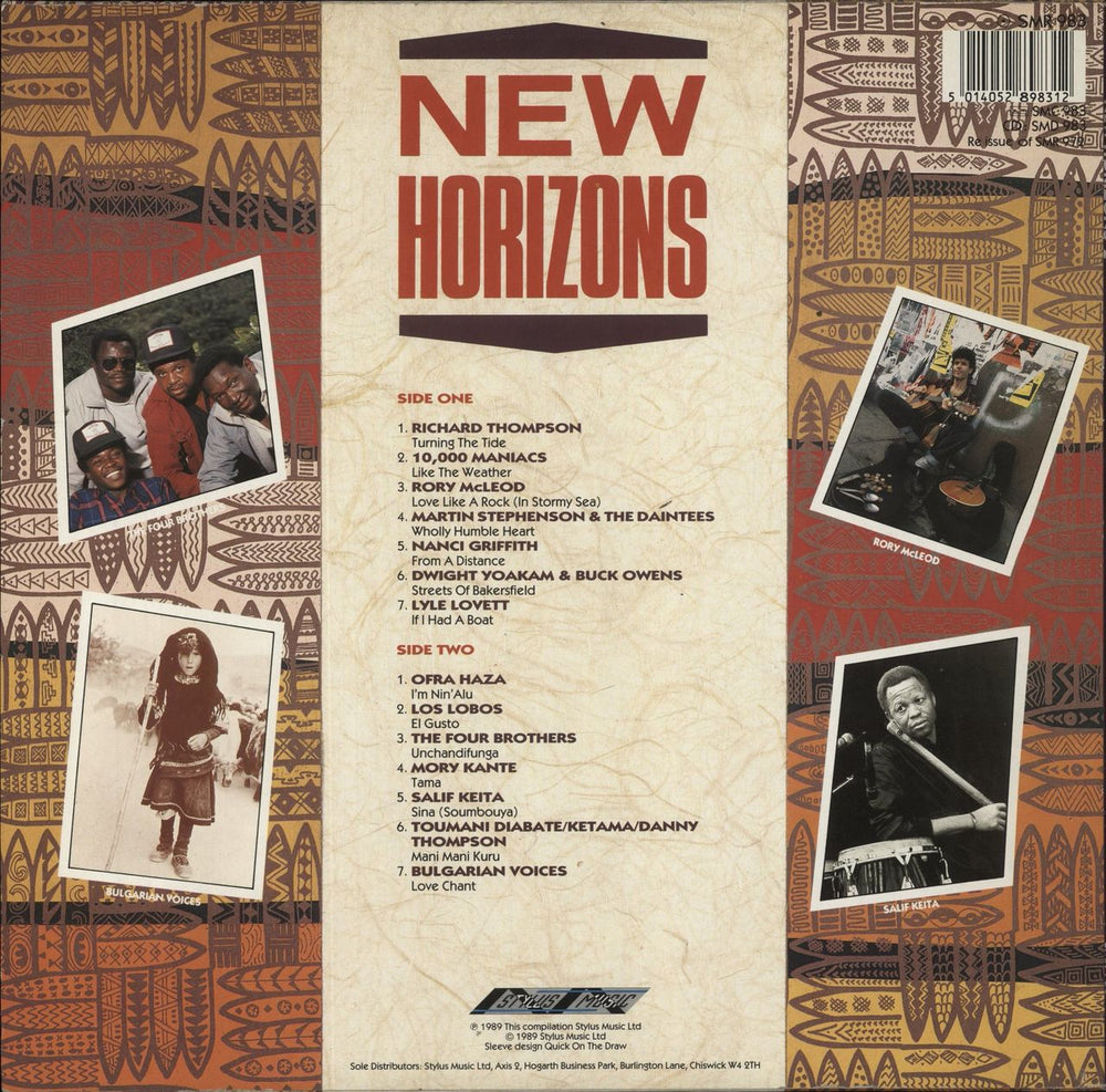 Various-World Music New Horizons 2 UK vinyl LP album (LP record) 5014052898312