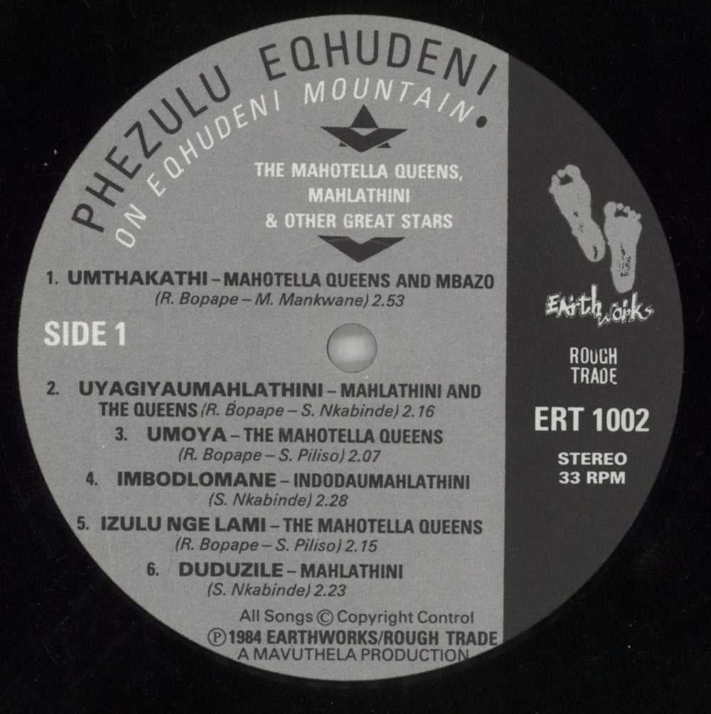 Various-World Music Phezulu Eqhudeni (On Equhudeni Mountain) UK vinyl LP album (LP record) VRWLPPH863534