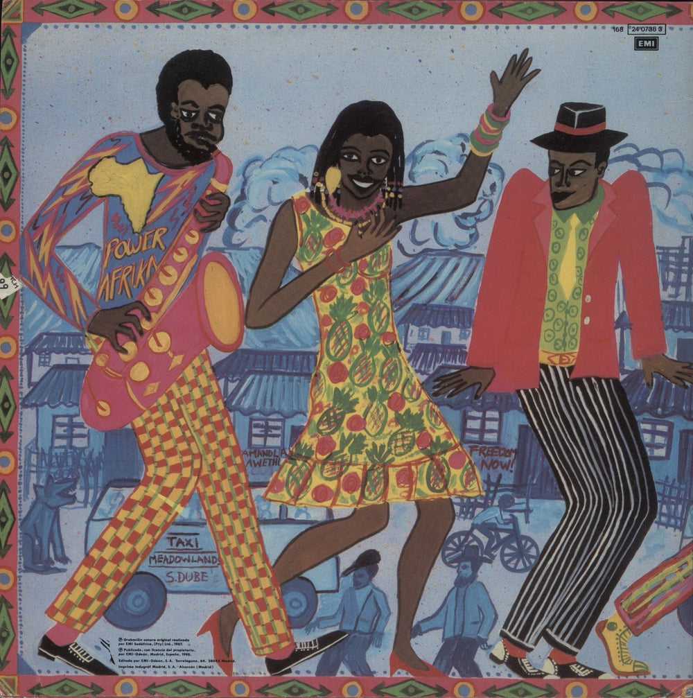 Various-World Music Sounds Of Soweto Spanish 2-LP vinyl record set (Double LP Album)