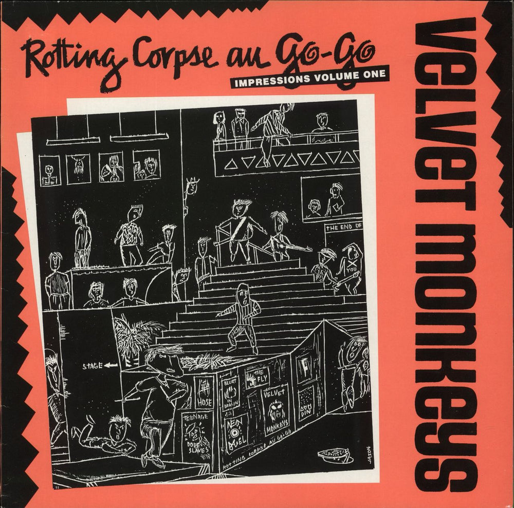 Velvet Monkeys Rotting Corpse Au Go Go German vinyl LP album (LP record) SDE8905
