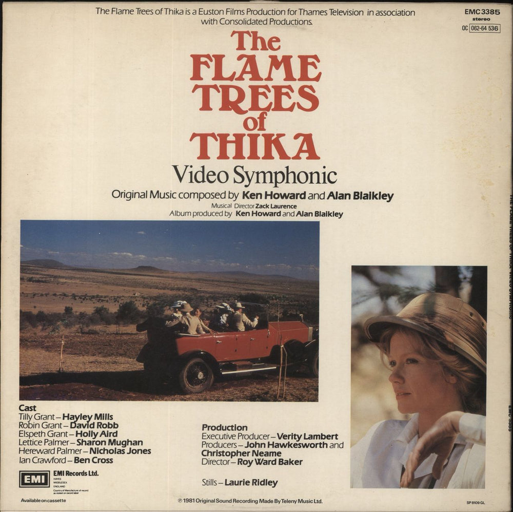 Video Symphonic The Flame Trees Of Thika UK vinyl LP album (LP record)