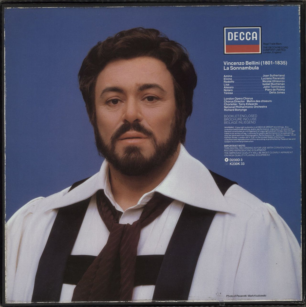 Vincenzo Bellini Bellini: La Sonnambula Dutch Vinyl Box Set