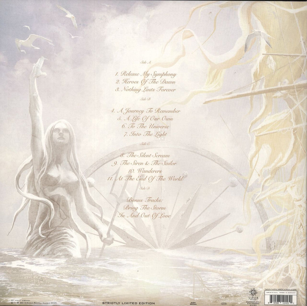 Visions Of Atlantis Wanderers - Gold Vinyl Austrian 2-LP vinyl record set (Double LP Album) 840588124251