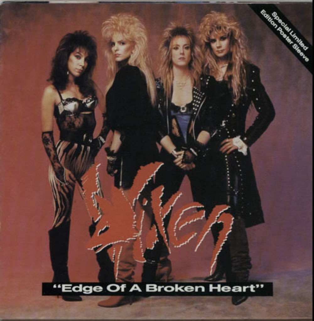 Vixen Edge Of A Broken Heart UK 7" vinyl single (7 inch record / 45) MTP48