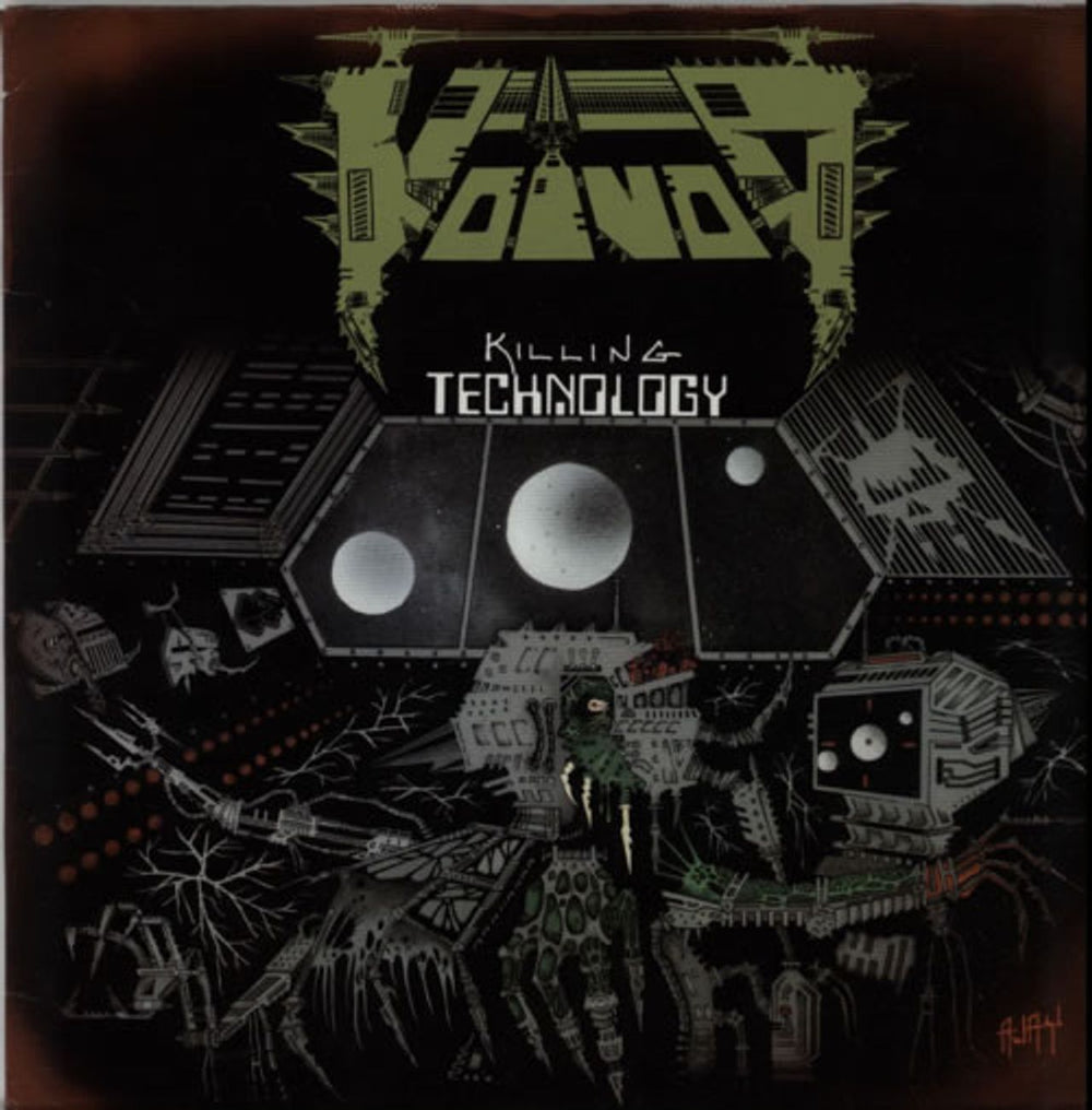 Voivod Killing Technology German vinyl LP album (LP record) N0058