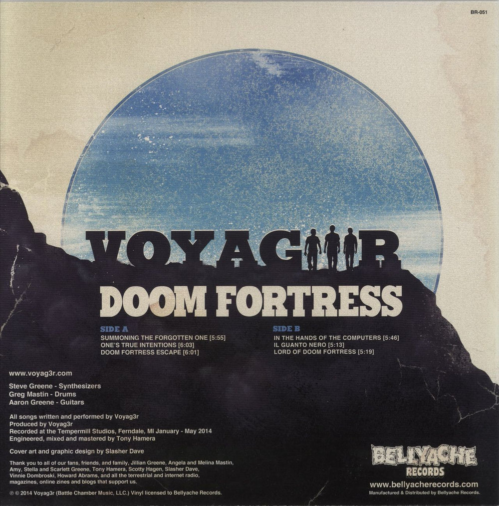 Voyag3r Doom Fortress US vinyl LP album (LP record) 5053760018650