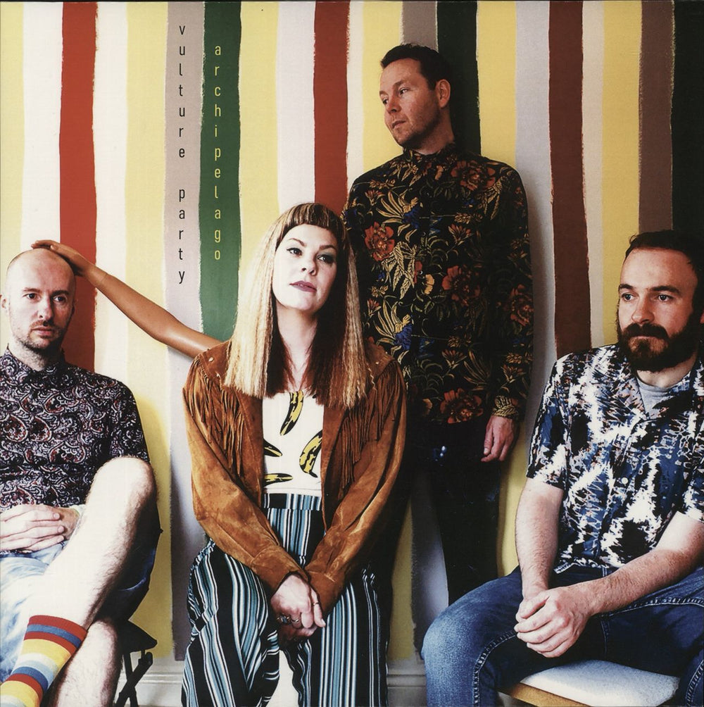 Vulture Party Archipelago - Pink Vinyl UK vinyl LP album (LP record) LNFG110