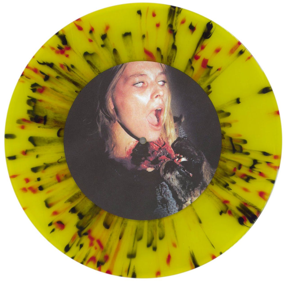 Walter Rizzati Omaggio A Lucio Fulci E Fabio Frizzi Come Anche Walter Rizzati - Yellow w/ Red & Black Splatter Austrian 12" vinyl single (12 inch record / Maxi-single) XC912OM857823
