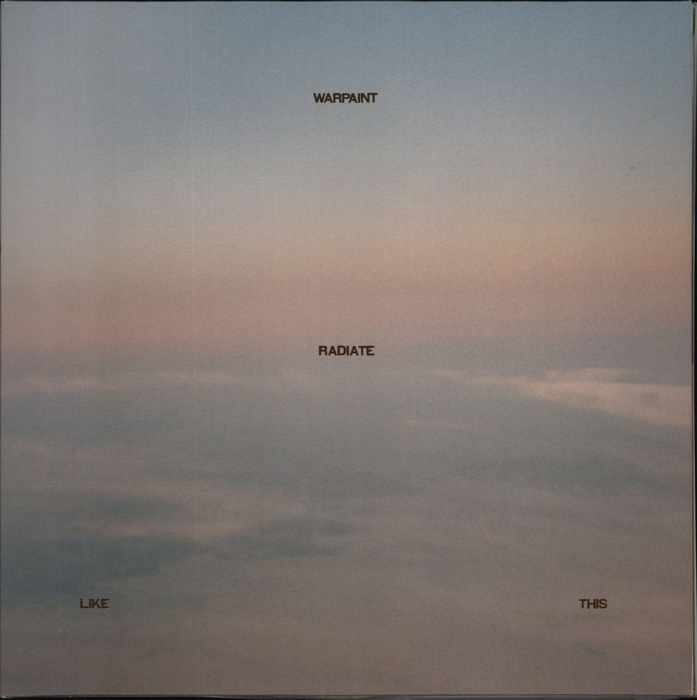 Warpaint Radiate Like This - Yellow Vinyl UK vinyl LP album (LP record) HEIR001LPY