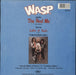 WASP The Real Me - Blue Vinyl UK 7" vinyl single (7 inch record / 45) 5099920336783
