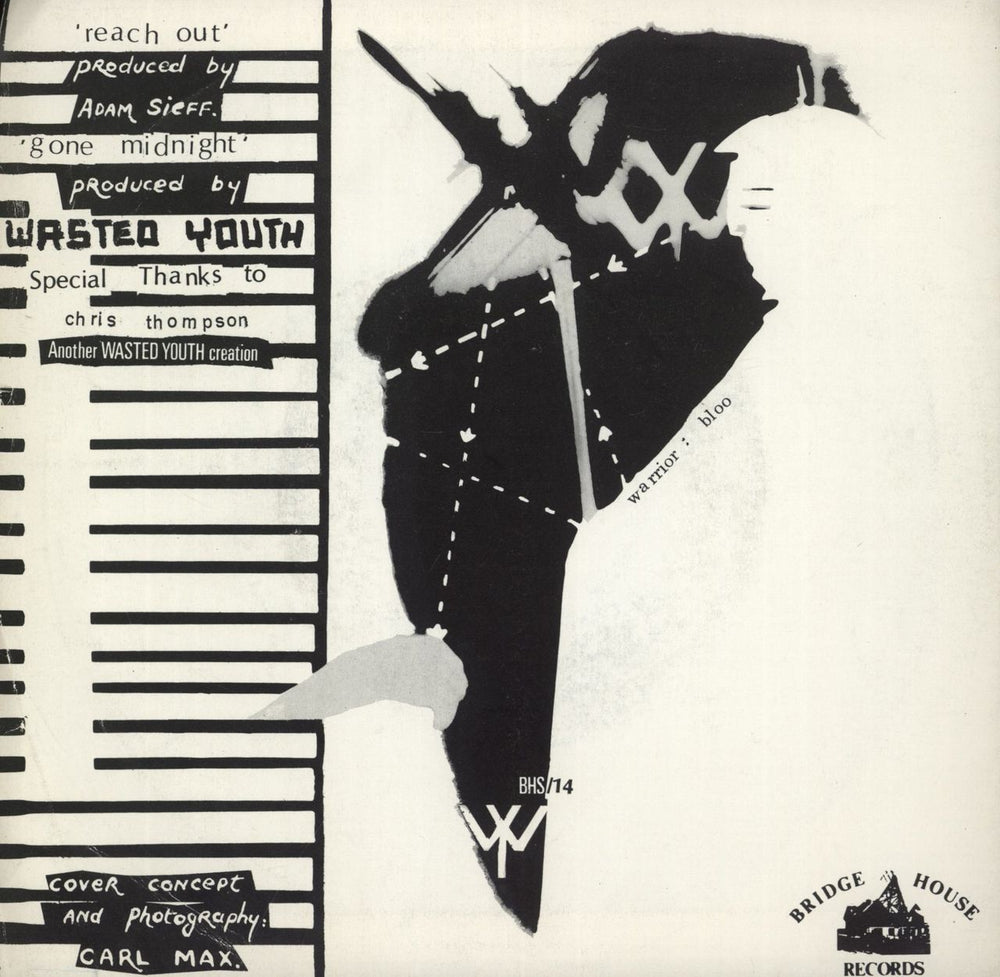 Wasted Youth (UK) Reach Out UK 7" vinyl single (7 inch record / 45)