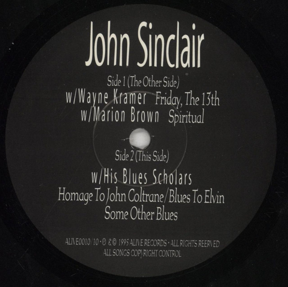 Wayne Kramer Friday, The 13th US 10" vinyl single (10 inch record) WDZ10FR855297