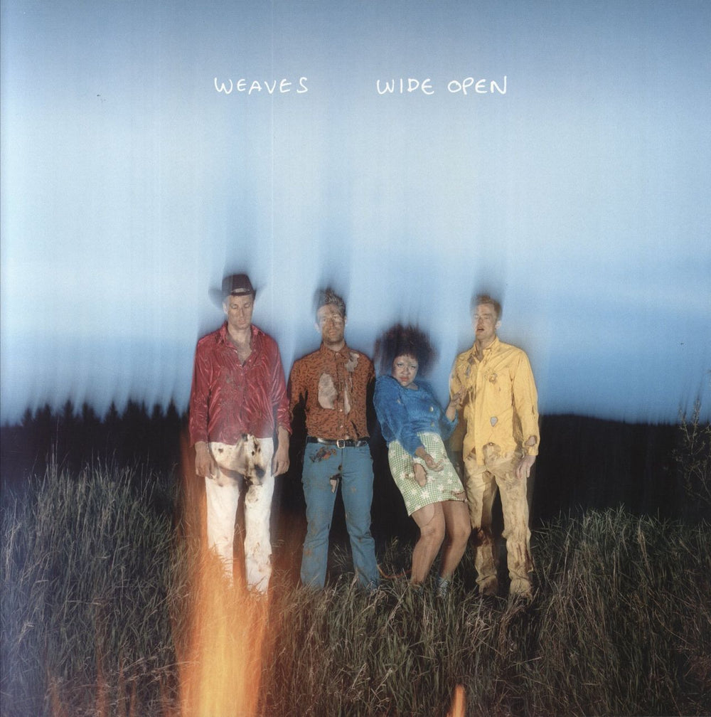 Weaves Wide Open - White Vinyl UK vinyl LP album (LP record) MI0469LP