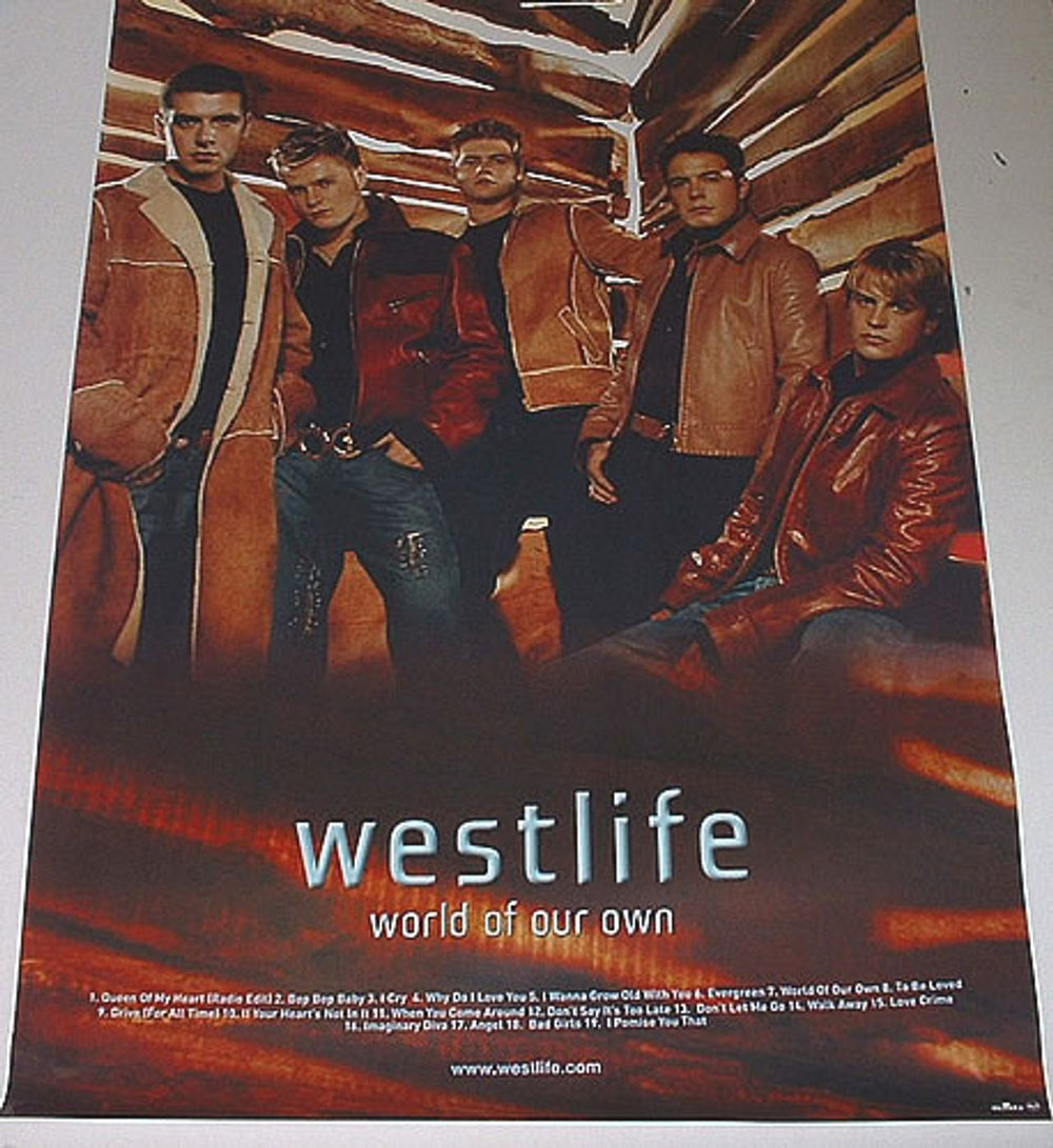 Westlife World Of Our Own UK Promo poster POSTER