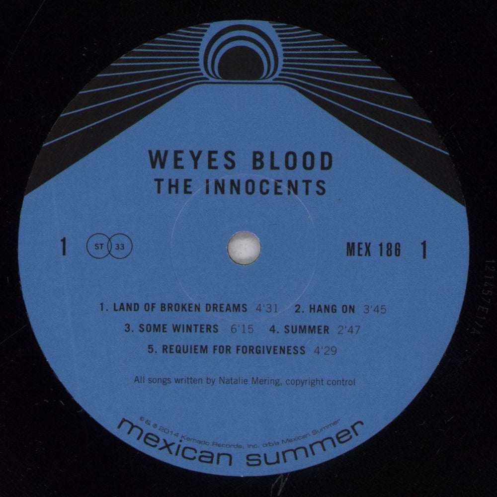 Weyes Blood The Innocents US vinyl LP album (LP record) 5F6LPTH842258