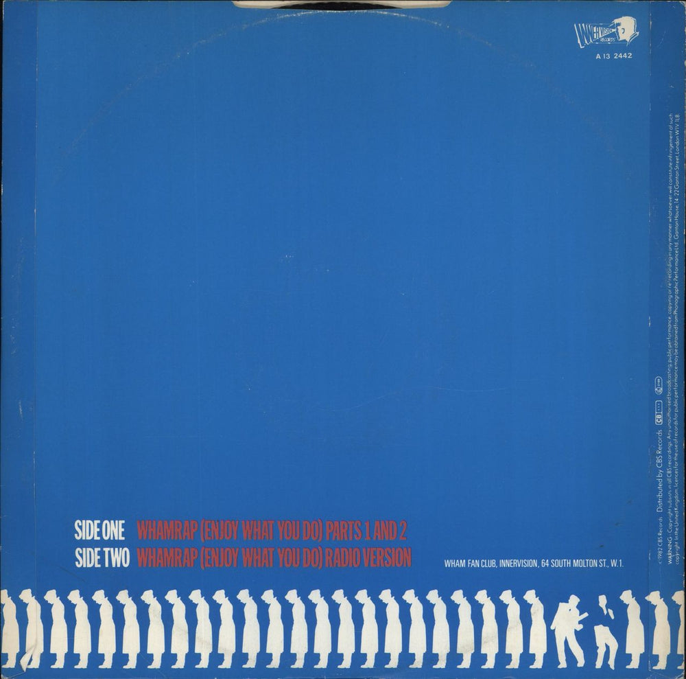Wham Wham Rap! (Enjoy What You Do) (U.S. Re-Mix) (Parts 1 And 2) UK 12" vinyl single (12 inch record / Maxi-single)