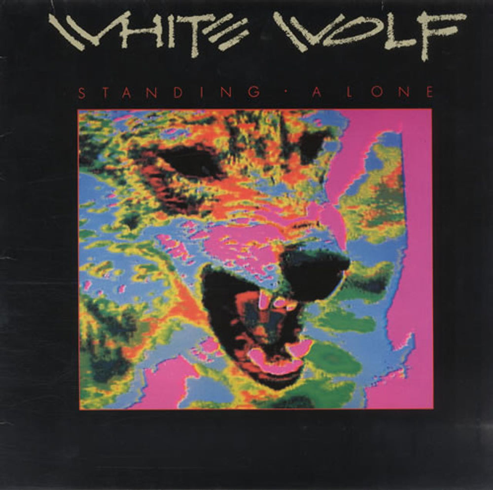 White Wolf Standing Alone German vinyl LP album (LP record) PL70559