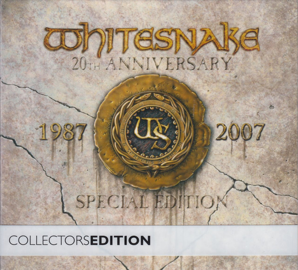 Whitesnake 1987 - 20th Anniversary Collectors Edition UK 2-disc CD/DVD set 3914682