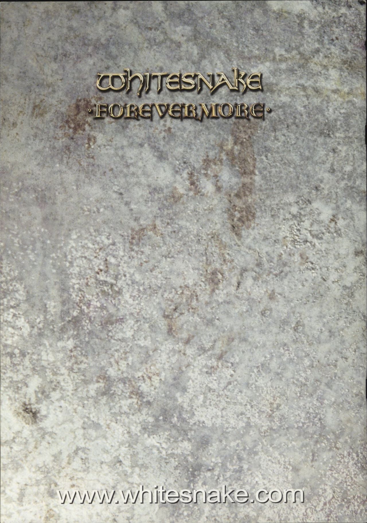 Whitesnake Forevermore UK tour programme