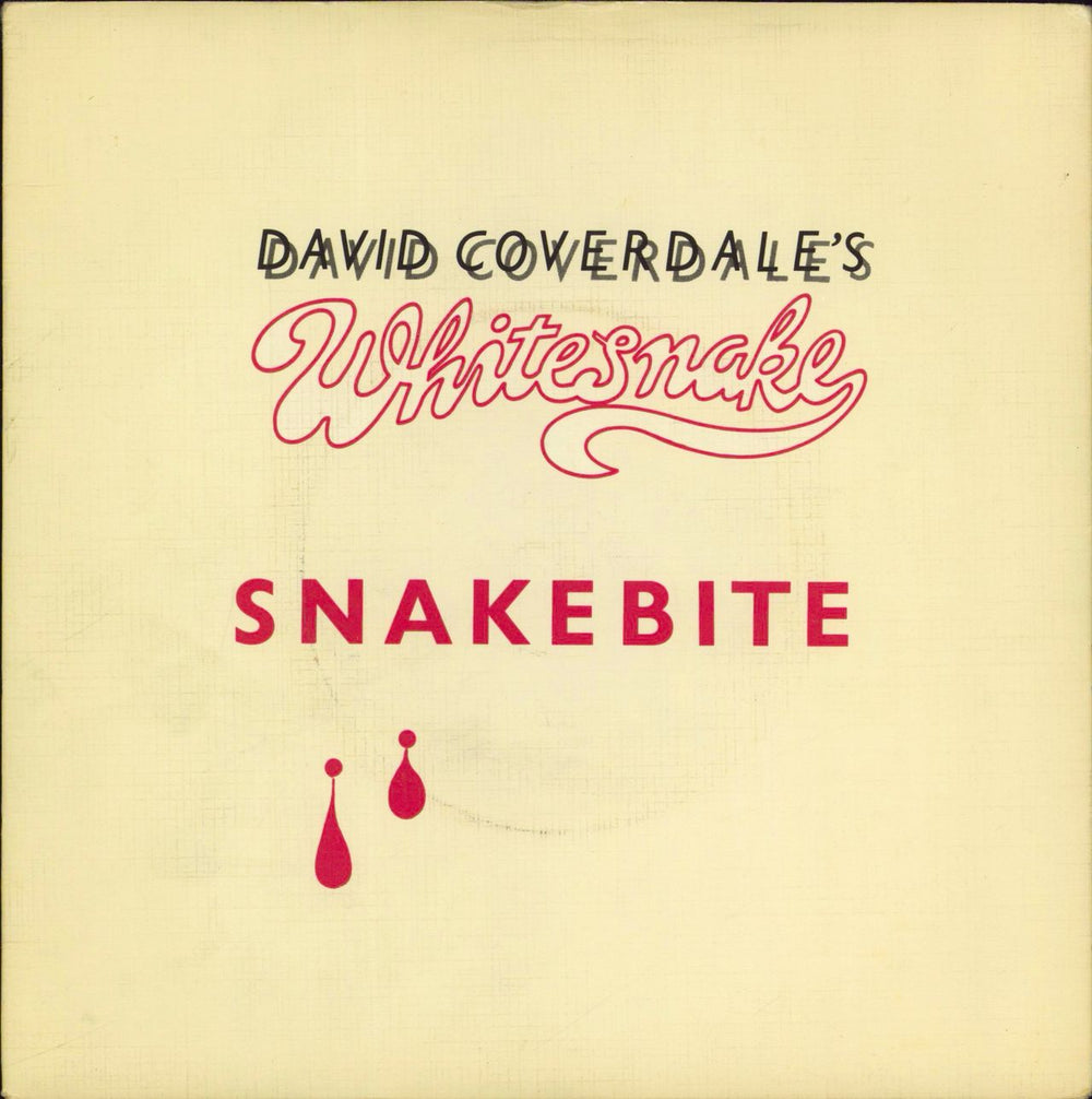 Whitesnake Snakebite EP - White Vinyl UK 7" vinyl single (7 inch record / 45) INEP751