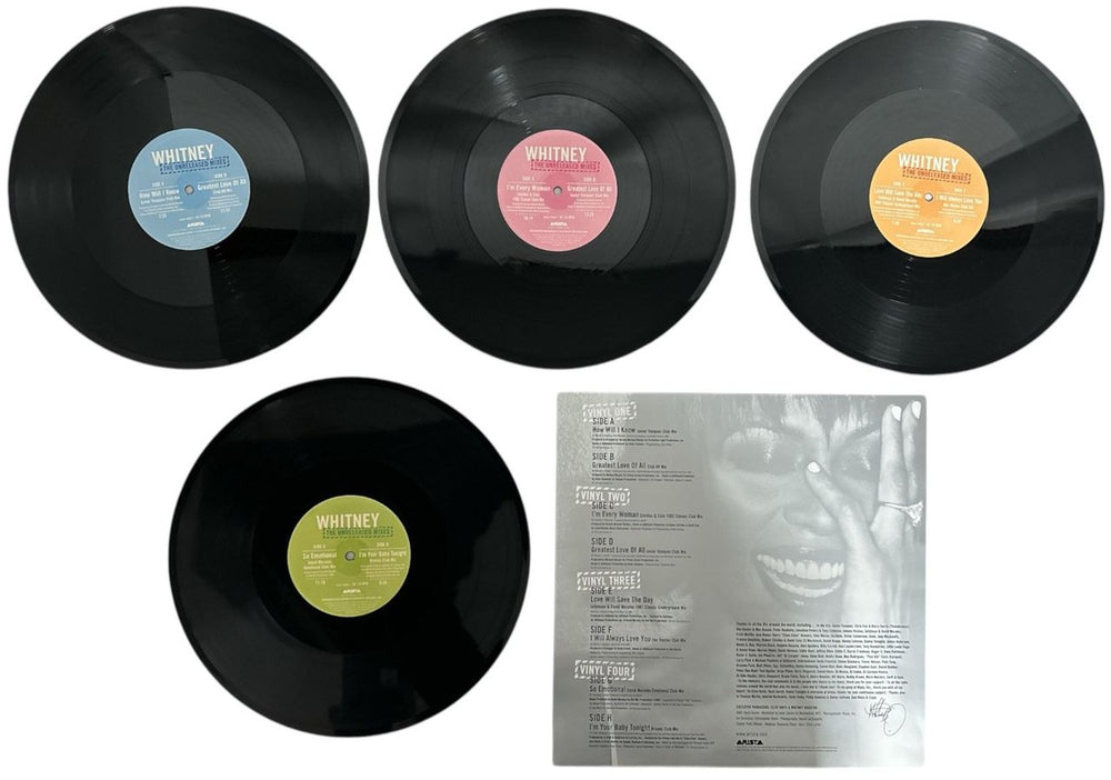 Whitney Houston The Unreleased Mixes US Vinyl Box Set HOUVXTH858129
