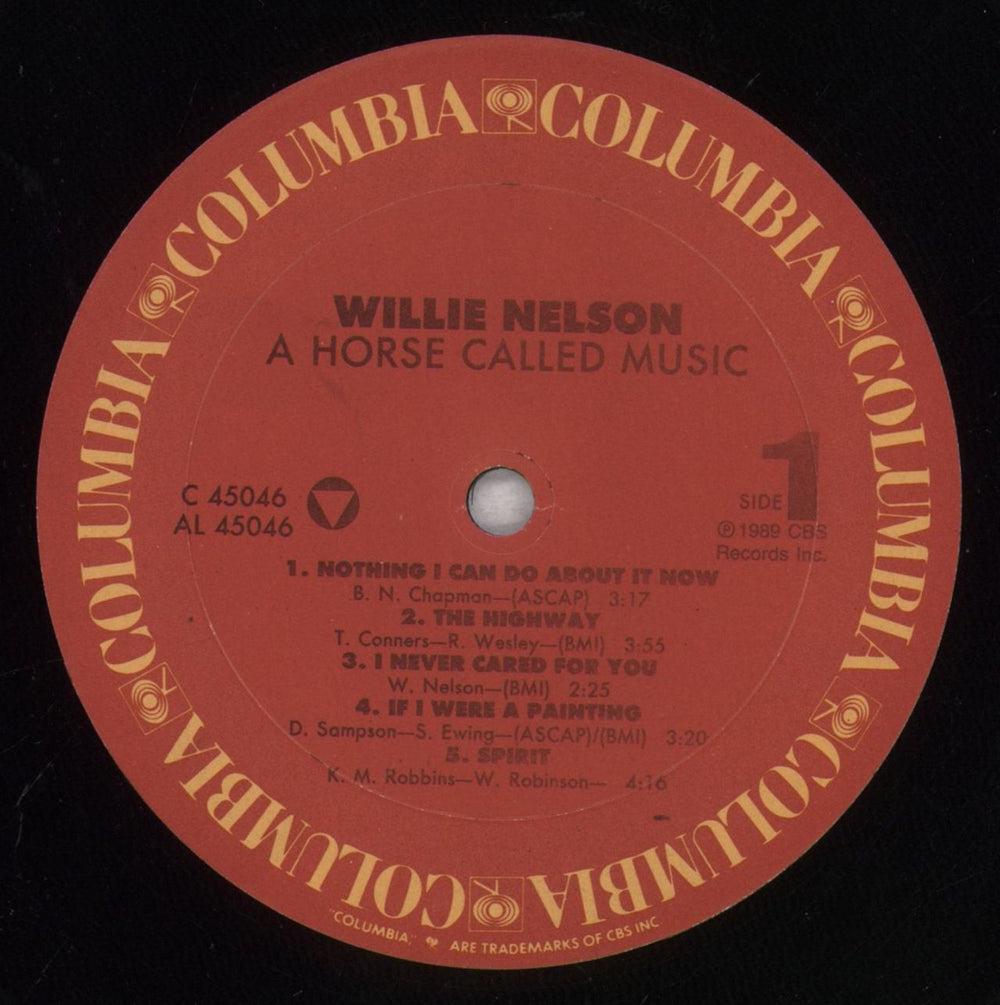 Willie Nelson A Horse Called Music US vinyl LP album (LP record) WNLLPAH841019