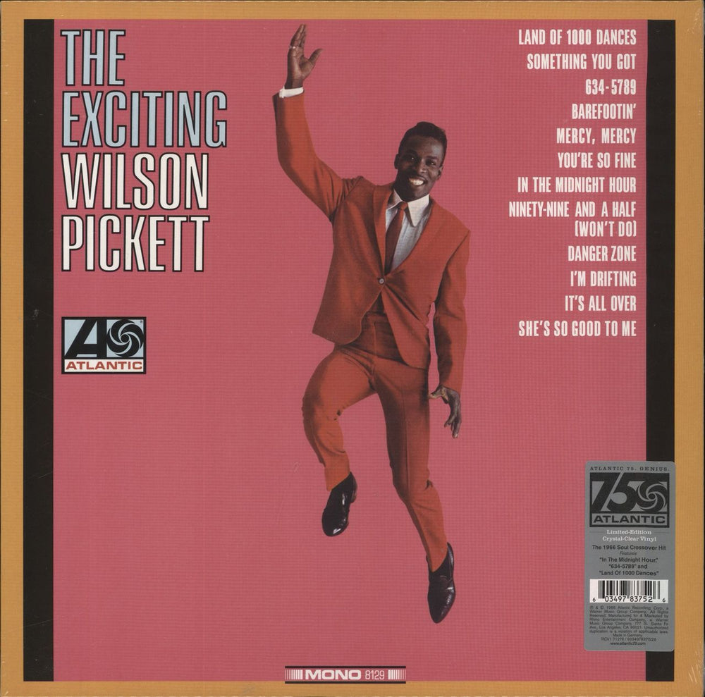 Wilson Pickett The Exciting Wilson Pickett - Crystal Clear Vinyl - Sealed German vinyl LP album (LP record) RCV171276