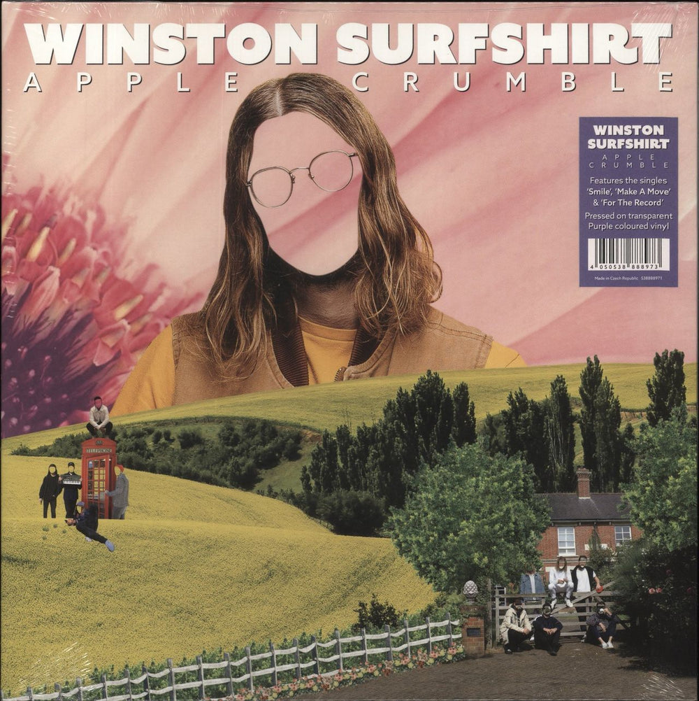 Winston Surfshirt Apple Crumble - Purple Vinyl - Sealed Australian vinyl LP album (LP record) 888973