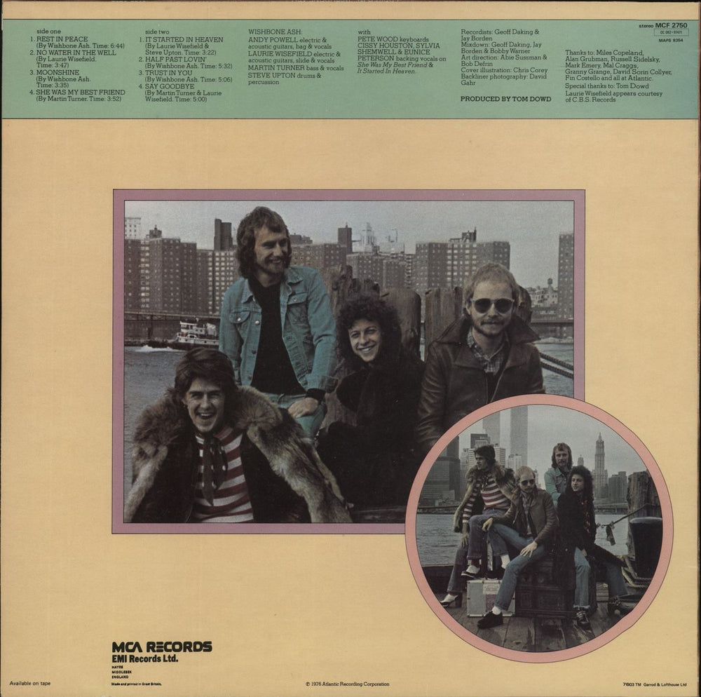 Wishbone Ash Locked In UK vinyl LP album (LP record)