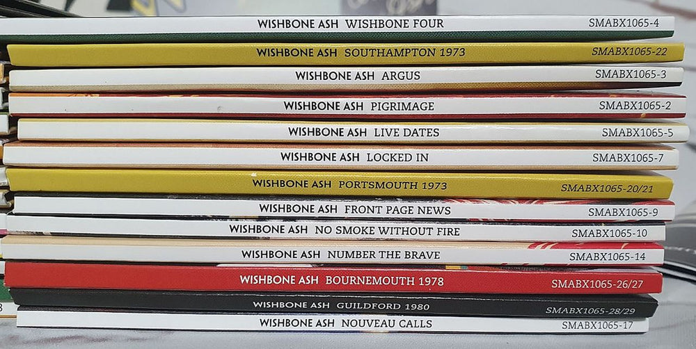 Wishbone Ash The Vintage Years 1970-1991 + Signed Cards UK CD Album Box Set