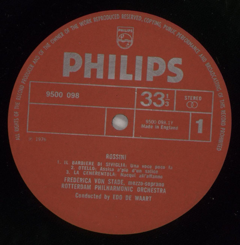 Wolfgang Amadeus Mozart Frederica von Stade sings Mozart-Rossini opera Arias Dutch vinyl LP album (LP record) WZMLPFR526410