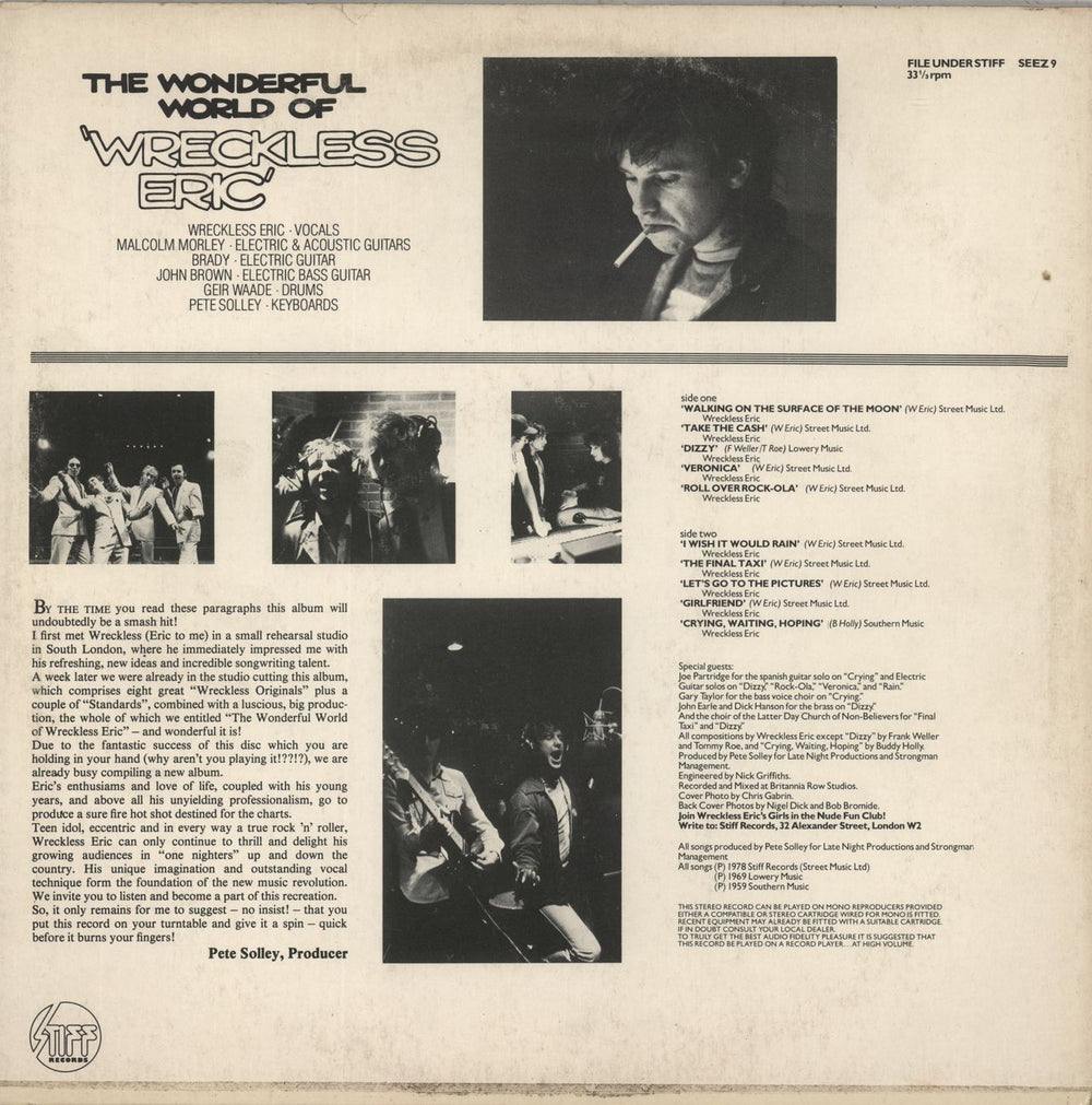 Wreckless Eric The Wonderful World Of Wreckless Eric - Green Vinyl UK vinyl LP album (LP record)