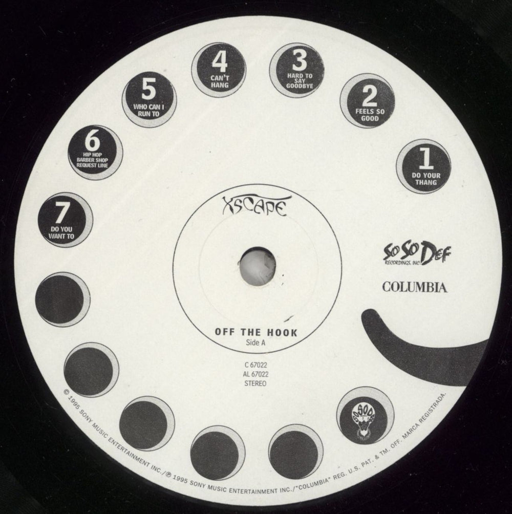 Xscape Off The Hook - Shrink US vinyl LP album (LP record) XABLPOF869344