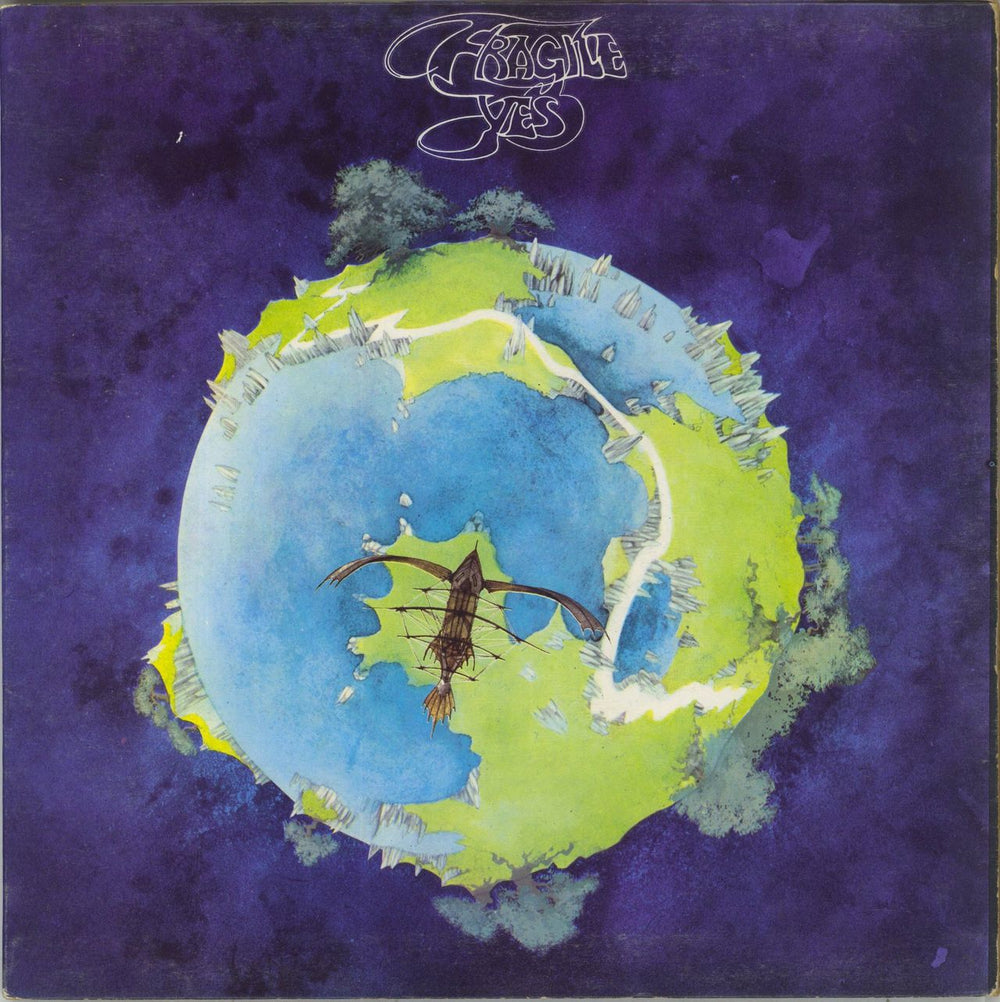 Yes Fragile - 2nd - EX UK vinyl LP album (LP record) K50009