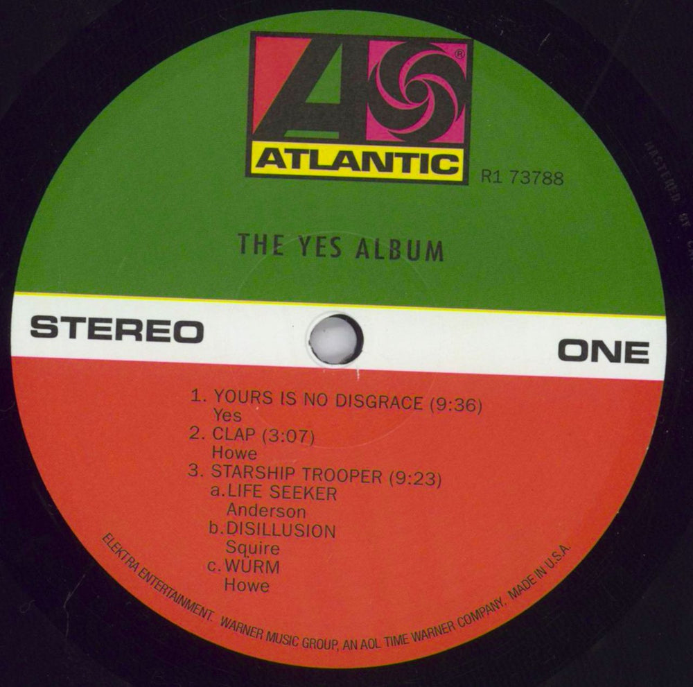 Yes The Yes Album - 180g US vinyl LP album (LP record) YESLPTH830008