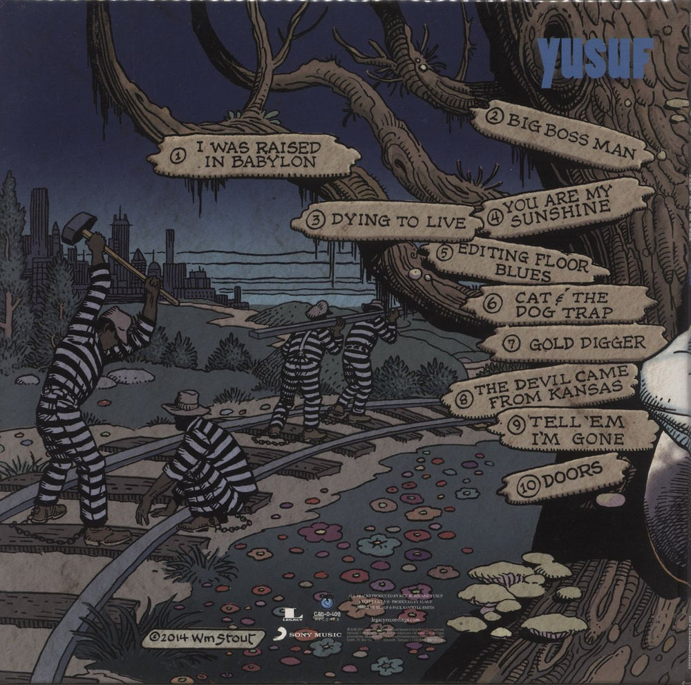 Yusuf Islam Tell 'Em I'm Gone UK vinyl LP album (LP record)