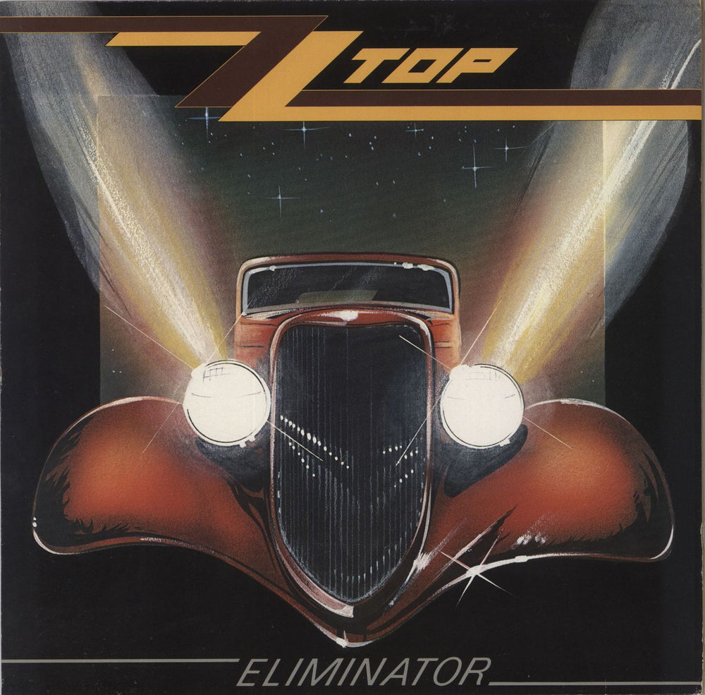 ZZ Top Eliminator German vinyl LP album (LP record) 92-3774-1