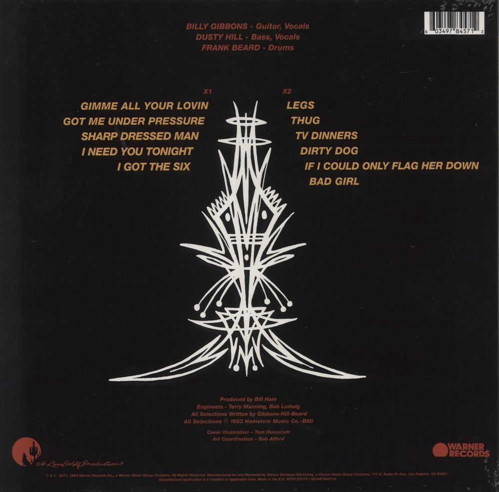 ZZ Top Eliminator - NAD2020 - Yellow Vinyl - Sealed UK vinyl LP album (LP record) 603497845712